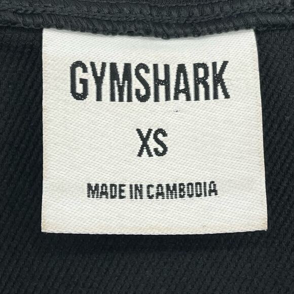 Gymshark Venture Hooded Jacket Womens Size XS Cropped Solid Black - Picture 5 of 6